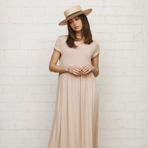 Rachel Pally Christopher Maxi Dress in Taupe